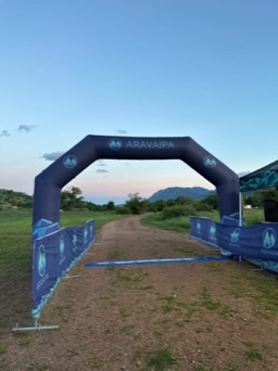 Ring the Springs — race start arch in Colorado Springs
