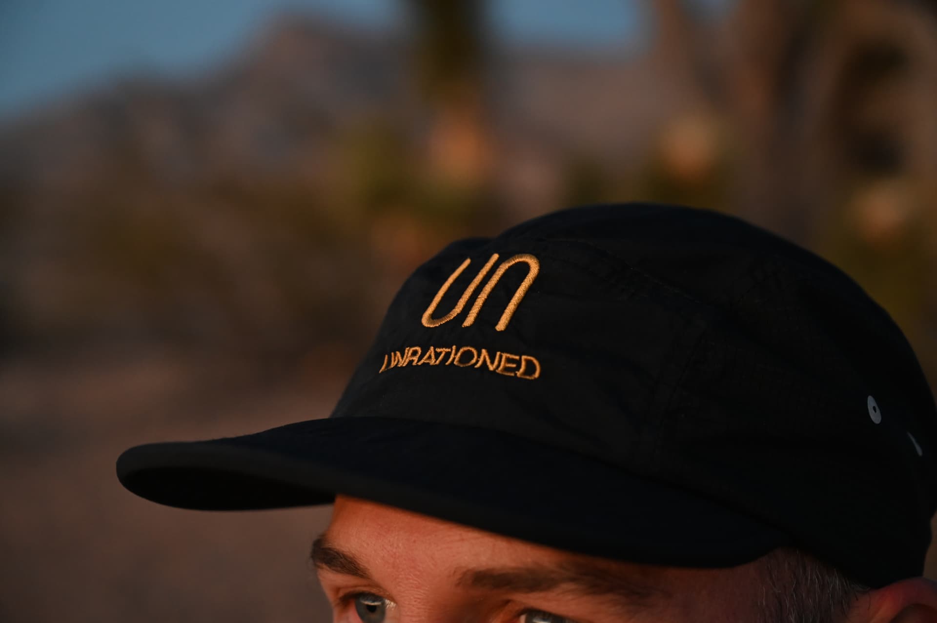 Unrationed cap — a man outside, ready for the work
