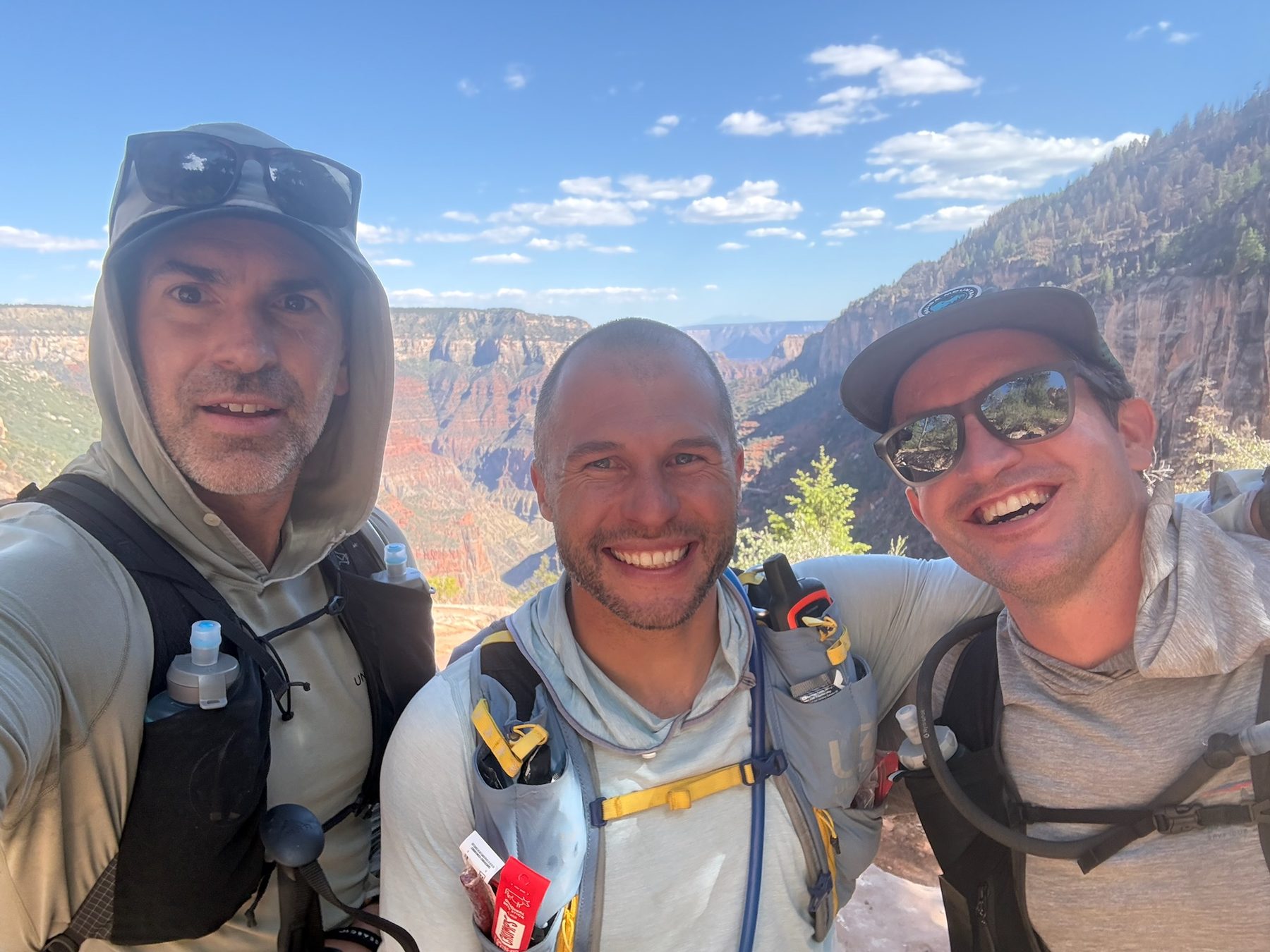 Grand Canyon — three men, rim shot