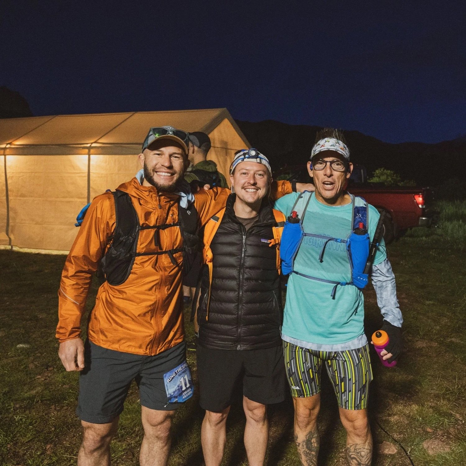 Ring the Springs — finishers after dark