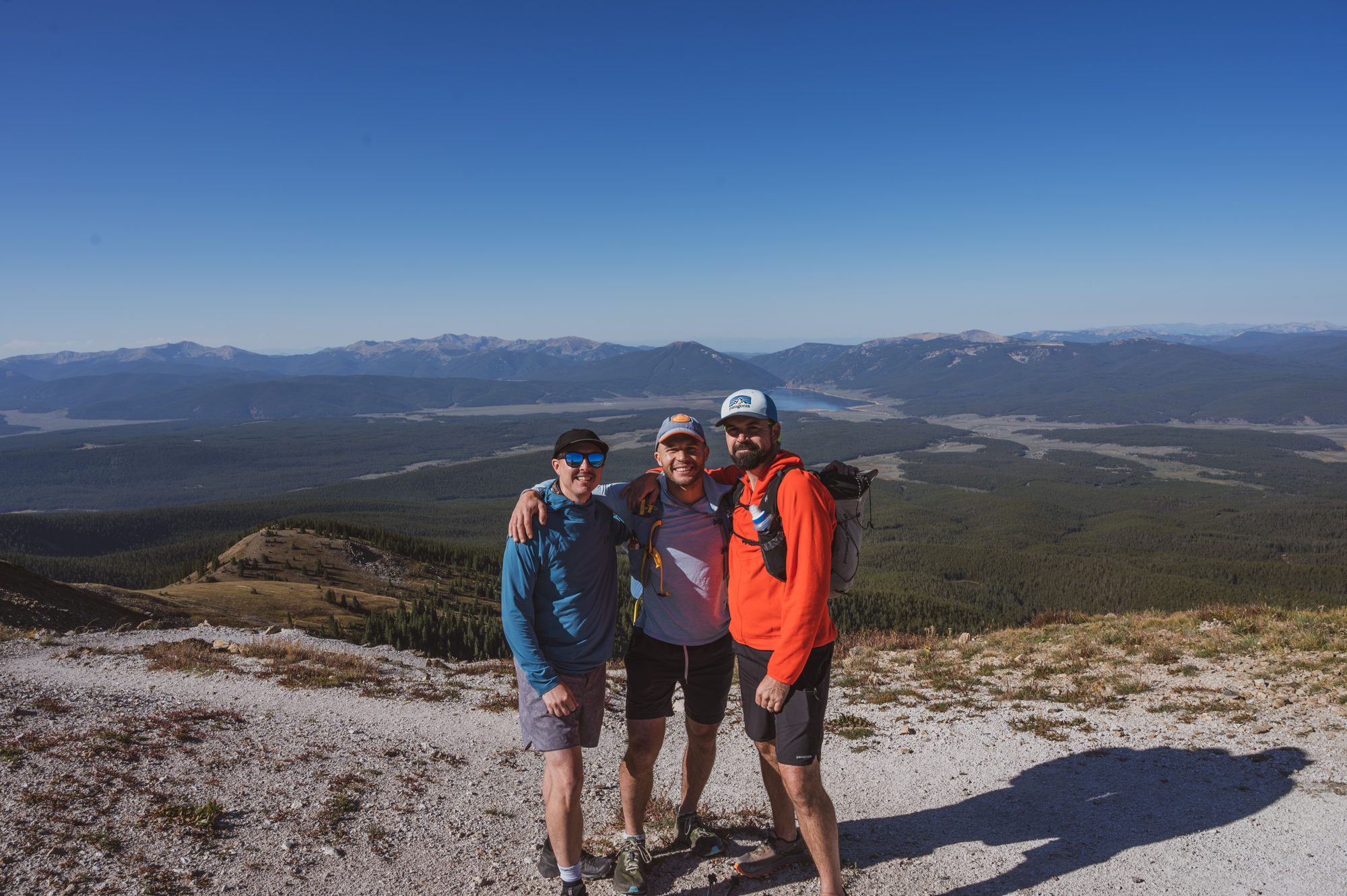Mt. Huron — the crew on the ridge
