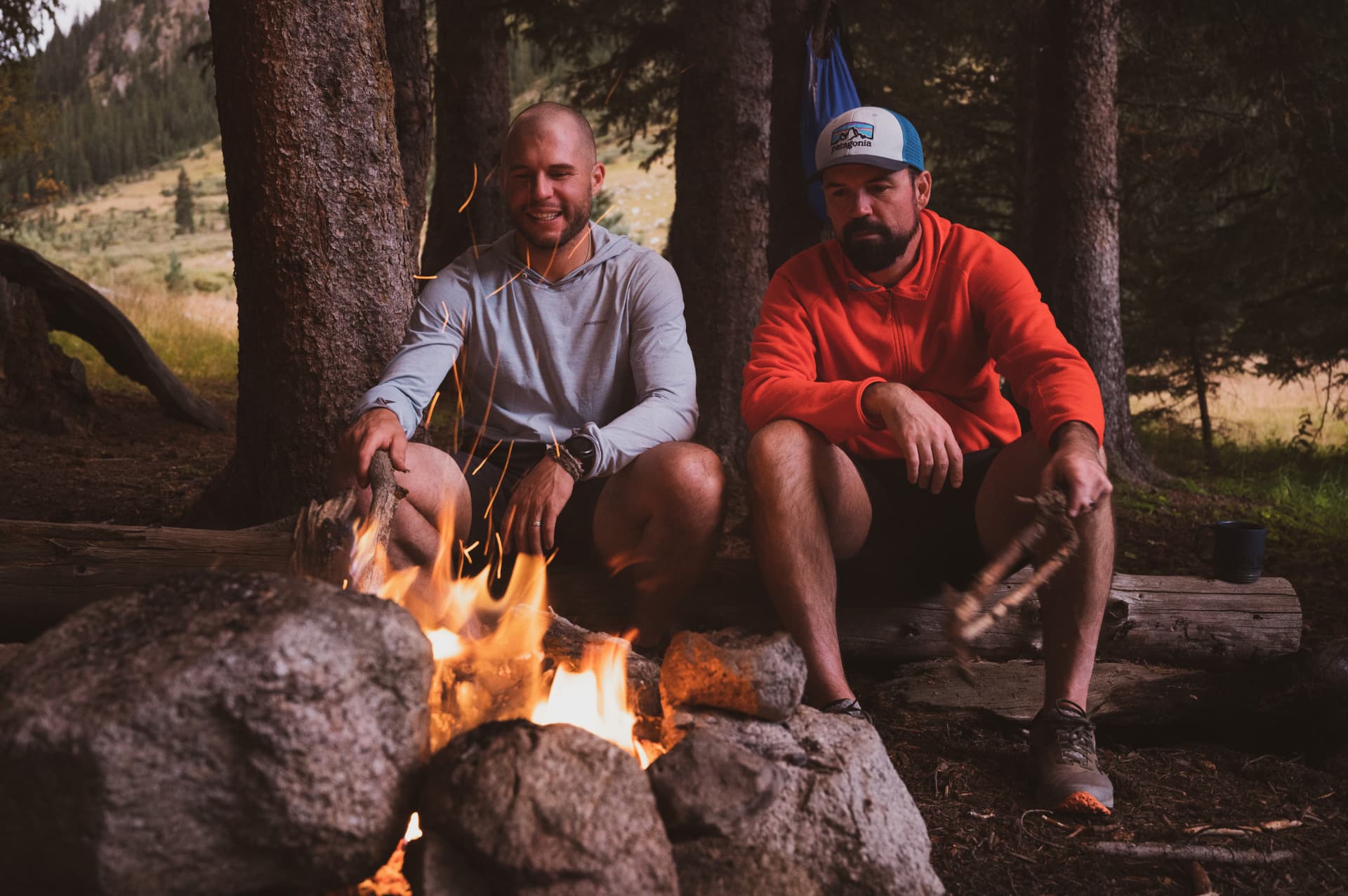 Past Unrationed retreat — time around the fire