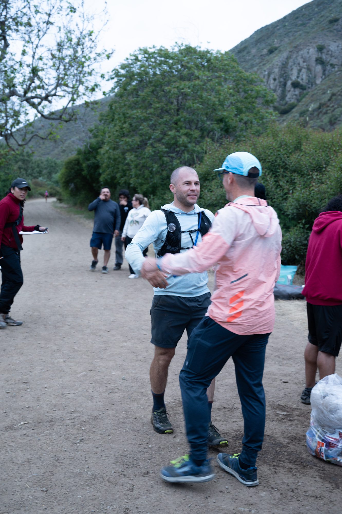 Malibu — the crew at the aid station