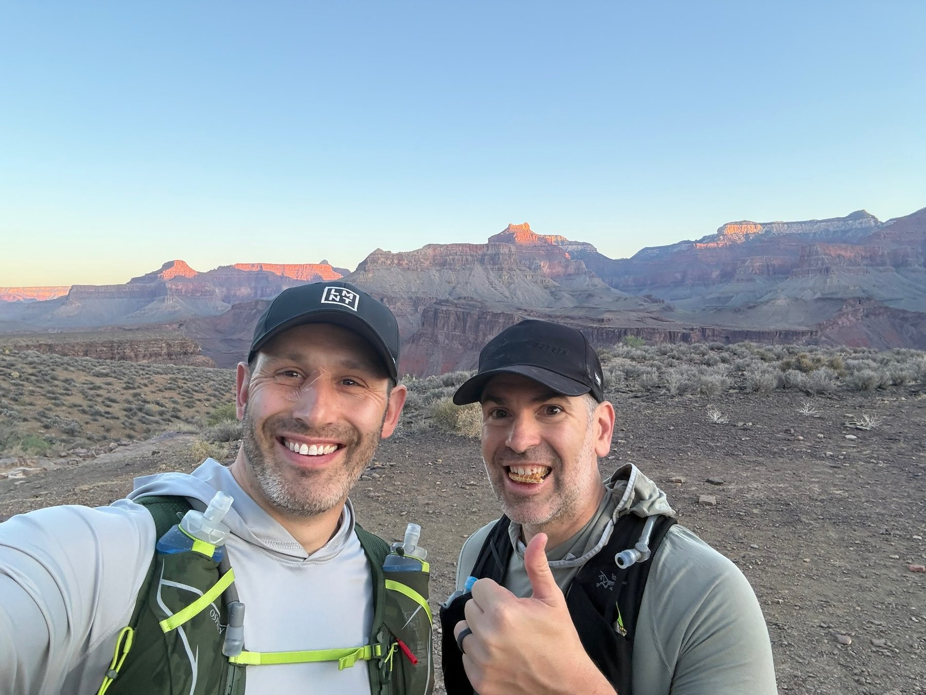 Grand Canyon — trailside selfie