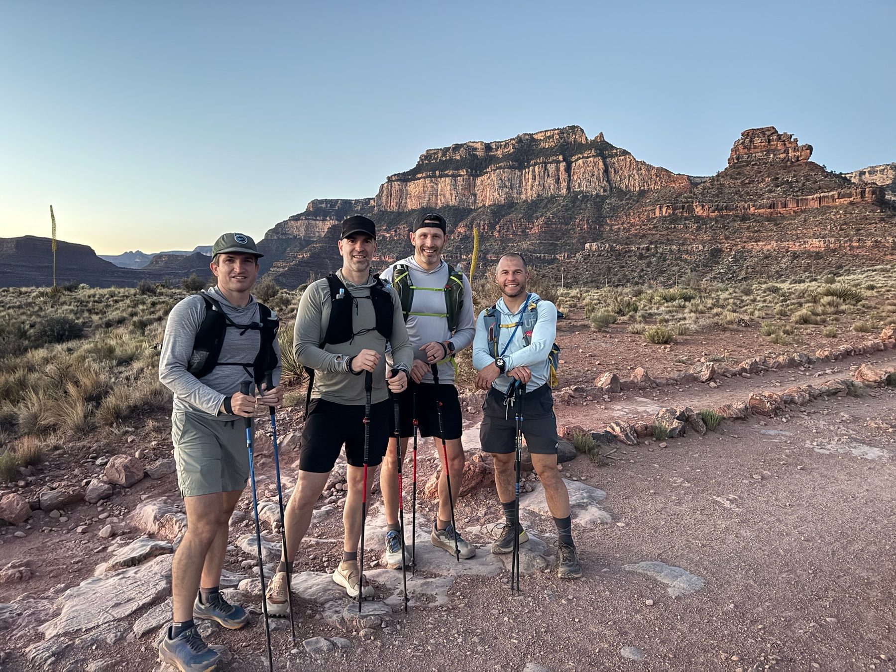Grand Canyon — trailhead, ready to move