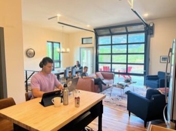 Ring the Springs — working from the cohort house
